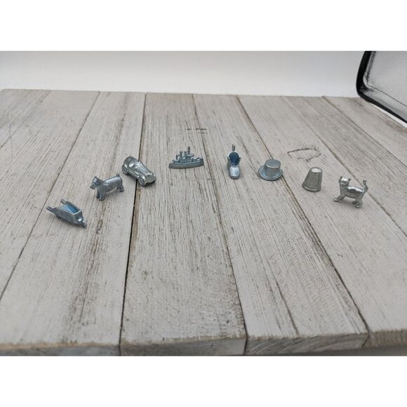Vintage 2013 Monopoly Edition Game Replacement Tokens Pieces Movers Set of 8 - Picture 1 of 5